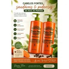 Shampoo E Condicionador Divina Fora O Poderoso Segredo 1l
