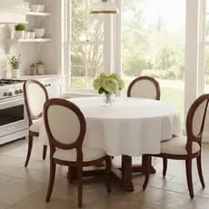 Toalha de Mesa Oxford Redonda 135cm