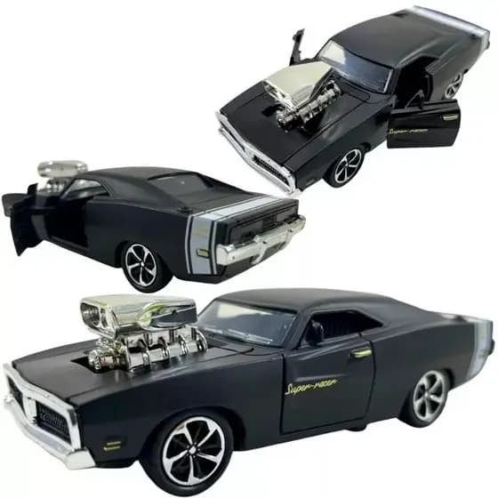 Miniatura Dodge Charger Fast & Furious Veloses e Furiosos - Escala 1:32 - Metal