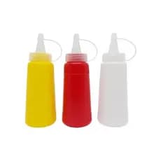 Kit Bisnagas Maionese Ketchup Mostarda Molho Pimenta Caseiro Tubo Para Lanchonete Bar - G. Pauli