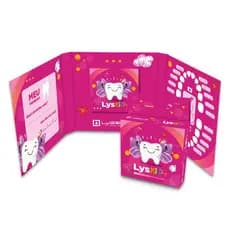 Album Porta Dentinhos Lyskids Menina Rosa