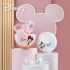 Disney Minnie Earbuds Fones De Ouvido TWS Bluetooth Sem Fio 5.1 Para Jogos Esportivos