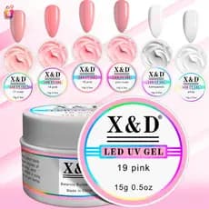 GEL PARA UNHAS X&D 15ML – ALONGAMENTO E CONSTRUÇÃO PROFISSIONAL