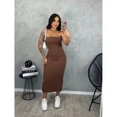 Vestido midi zero transparencia vestido tomara que caia anarruga vestido midi com bojo sem fenda