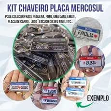 Kit Chaveiro Personalizado (kit com 10un á 40un)
