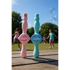 Brinquedo Máquina De Fazer Bolhas De Sabão Com Fumaça Varinha De Bolha Divertida Infantil Luvas