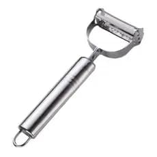 Descascador INOX Legumes Frutas Dupla Lâmina Móvel 2 Em 1 Descascador De Legumes Verduras Frutas yh8173