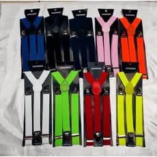 Suspensório Adulto Unisex Várias Cores