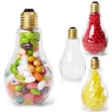 Kit Com 12 Lembrancinhas Tubete Modelo De Lâmpada