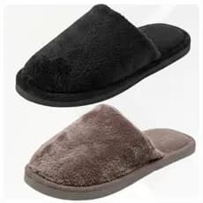 Pantufa Rasteirinha Feminina e Masculina Chinelo De Casa Forrada e Macia