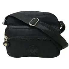 Bolsa Feminina Em Nylon Leve Tactel Com Alça Transversal Bolsinha Tiracolo