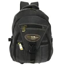 Mochila De Costas Em Lona Reforçada Versátil E Despojada Alças Ajustáveis Para trabalho e Escola