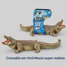 Crocodilo Vinil Macio Brinquedo Cometa na Cartela Super Realista Coleções Jacaré Presente Infantil