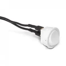 Interruptor Gota - Kit com 10 Unidades - 2A 2 Polos Branco c/ Cabo.