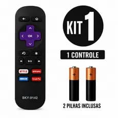 Controle remoto para Roku Express Dispositivo de streaming, ROKU000001 3930BR