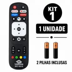 Controle Remoto para Smart tv Mtek 4K Android Mk43fsaf