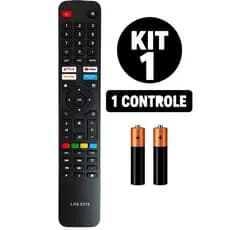 Controle Remoto Para Smart Tv Vizzion 4K Linux Le43df20 LE50UHD20