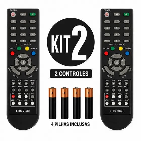 Controle Remoto para Century Midiabox  Shd7050 Shd7100 B1 B2