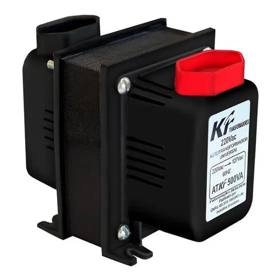 Auto Transformador 500va Conversor Bivolt 110/127v Para 220v E 220v Para 110/127v para aparelhos até 350W