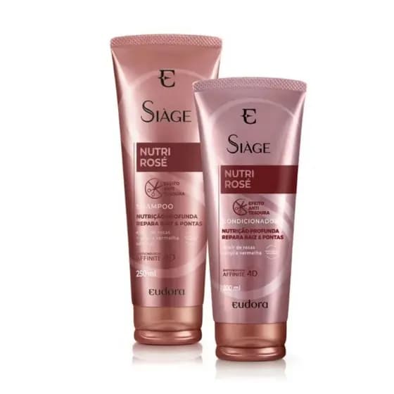 Kit Siàge Nutri Rosé Shampoo + Condicionador