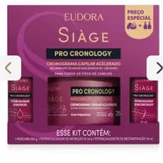 Kit Cronograma Capilar Acelerado Siàge Pro Cronology (3 itens)