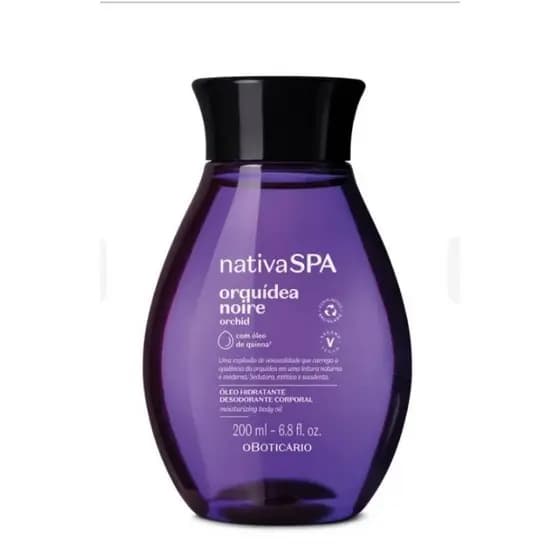 Óleo Hidratante Desodorante Corporal Nativa SPA Orquídea Noire 200ml