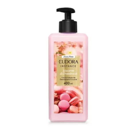 Creme Hidratante Desodorante Corporal Instance Macaron de Framboesa 400ml