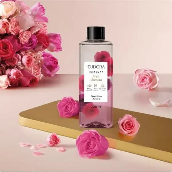 Óleo Bifásico Corporal Instance Rosa Absoluta 200ml
