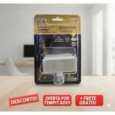Protetor Elétrico ProteRaio Eletro 10A - Protetor Contra Raios Descargas Picos Eletro - TOP Vendas -