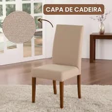 Kit 4 Capas De Cadeira Com Elástico  Casa Decoração Elegância Cores Variadas
