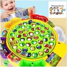 Brinquedo Jogo Infantil Pescaria Pega Peixe Pesca Maluca Musica 15peixes  Brinquedo Jogo para criancas