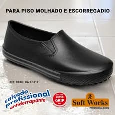 Tênis Sapato Calçado De Segurança Profissional Softworks Bb80 Gastronomia Cozinha Hospital iate