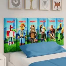 Cabeceira de cama solteiro auto colante personalizada