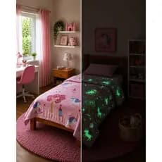 Cobertor Manta Soft Infantil  Brilha no Escuro – 2,00m x 1,80m ✨🌙