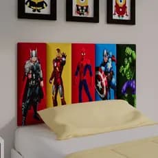 CABECEIRA PERSONAGEM CAMA SOLTEIRO CASAL QUEEN KING