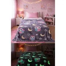 Cobertor Manta Soft Neon Brilha no Escuro 2,00x1,80