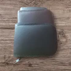 Carteira Masculina/Feminina Grande Com Fecho De Ziper Presente