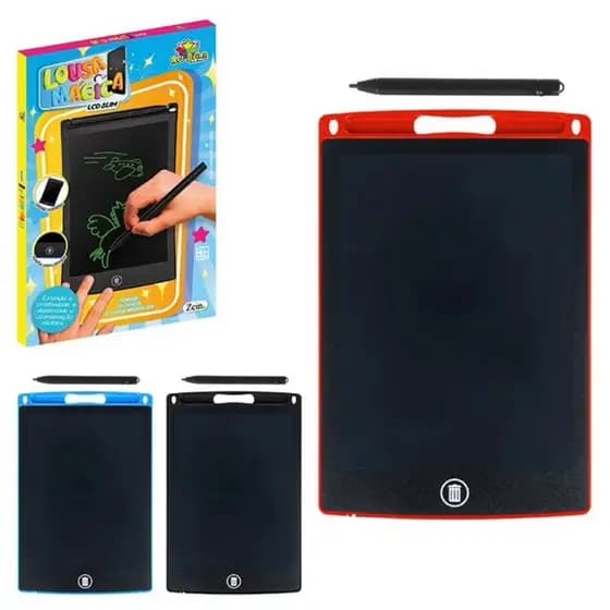 Tablet lousa mágica infantil LCD brinquedo lousa mágica tablet de brinquedo