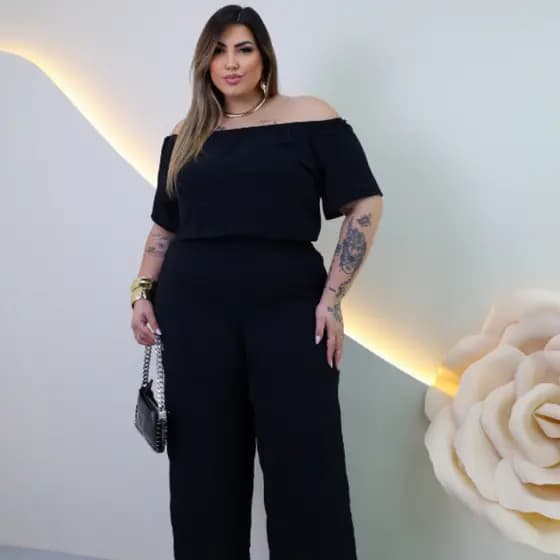 Blusa ciganinha verão Plus Size