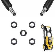Anel Oring Borrachinha Vedação Compatível Com Mangueira Tramontina Master 1900PSI 1800W - 05 Unidades