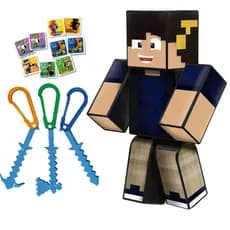 Boneco Marcelo DRV 25Cm Mine Turma Problems Articulado