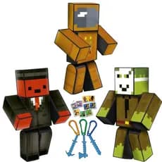 Kadu + Stick + Zoom 25cm Boneco Mine Gamer Skin Youtuber