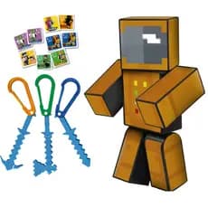 Boneco Minecraft Zoom Turma Do Problems 25cm Articulado