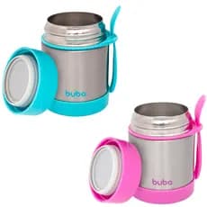 Pote Térmico Aço Inoxidável com Talher 320ml Comida do Bebe Marmita