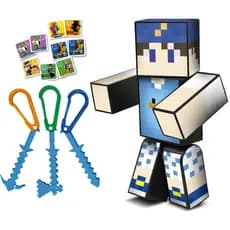 Beto Gamer Boneco 25cm Familia Arqueira Mine Articulado Youtuber