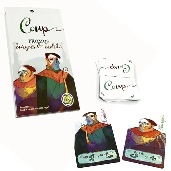 Expansão Burguês & Benfeitor Do Jogo De Tabuleiro Coup 2 Edição Estratégia Board Game Grok