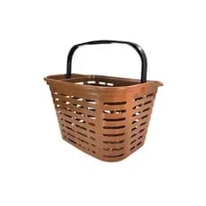 Cesta Cestinha Bike Bicicleta Nylon para Aro 26 Urbana Marrom