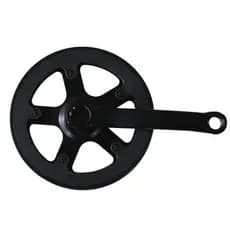 Pedivela Bike Bicicleta Pinnes Single Recapado Preto 140mm 36D