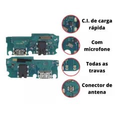 Placa De Carga turbo carrega rapido Com Microfone Galaxy A12