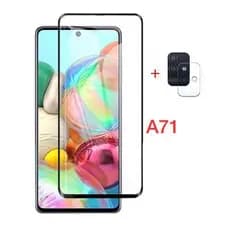 Película De Vidro Da Tela 3D Galaxy A71 + Lente De Vidro Da Câmera Traseira Galaxy A71 + Exclusivo Película Da Lente De Vidro Transparente Da Câmera Traseira Galaxy A71 Pronta Entrega